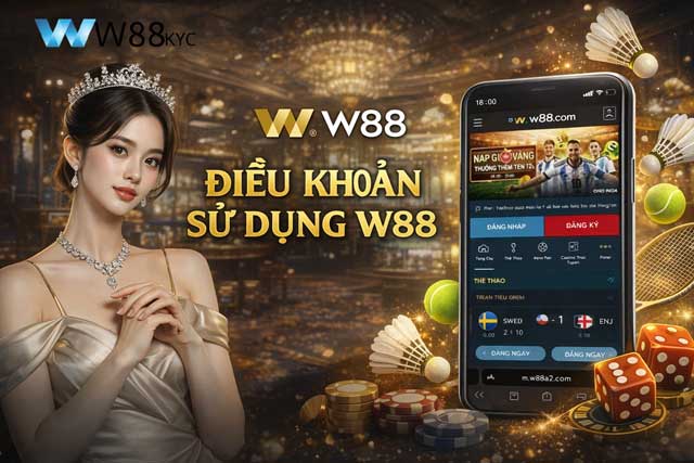 Bản điều khoản sử dụng chính thức tại hệ thống nhà cái W88 WEAREFAME